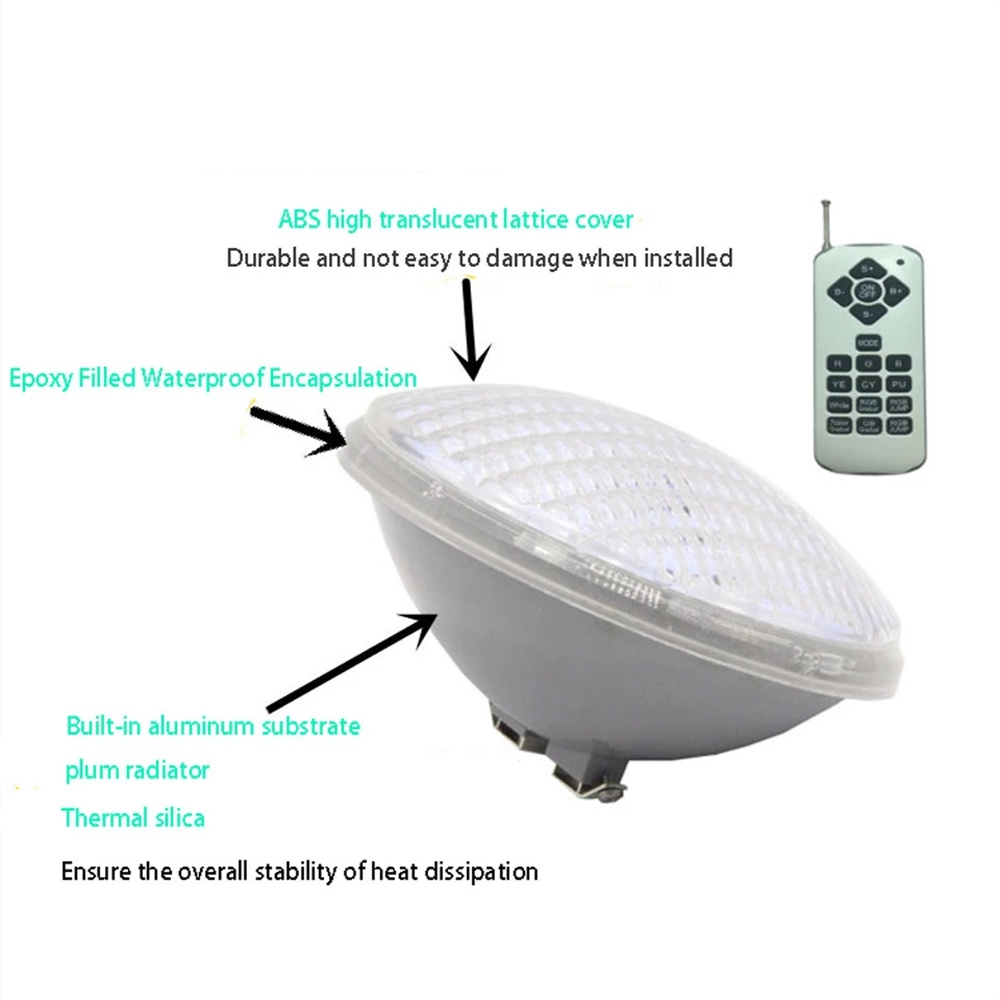 Xy Spa & Wellness George Town - Luzes Subaquáticas LED RGB de 18W,