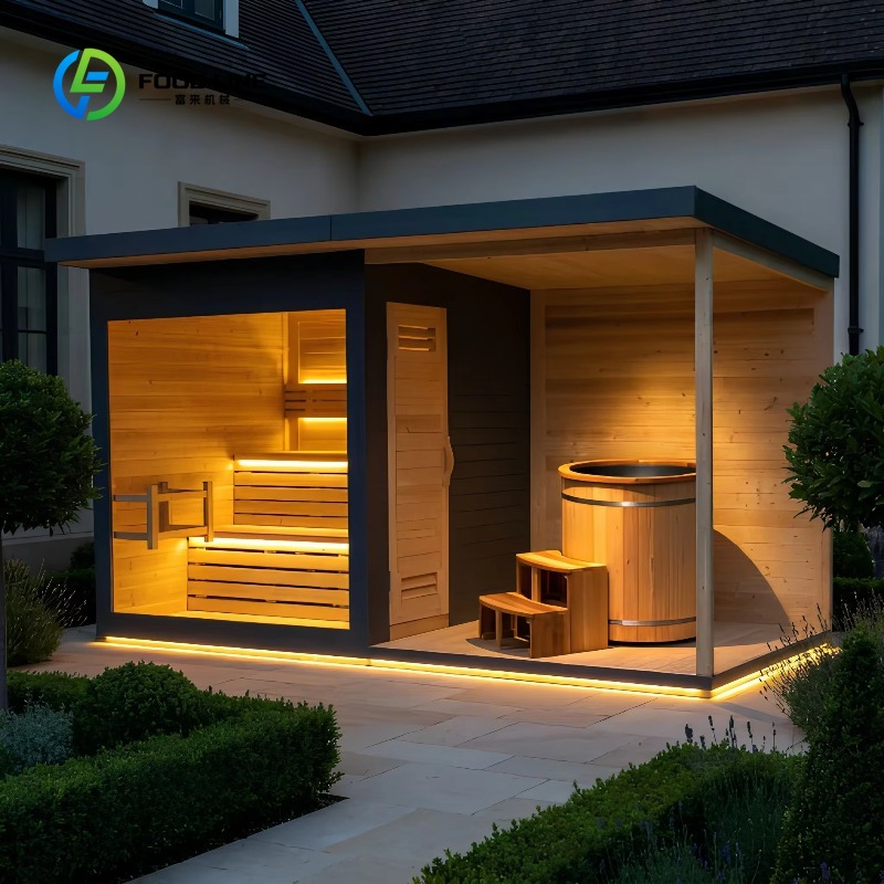 Spa Wellness Resorts - Sauna Externa Personalizada com Banho de