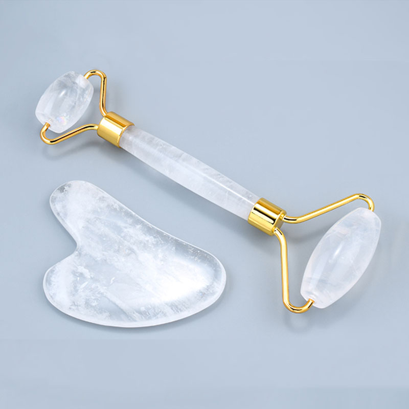 Rolo de massagem facial de cri - Jade Roller Stone avaliação e preço
