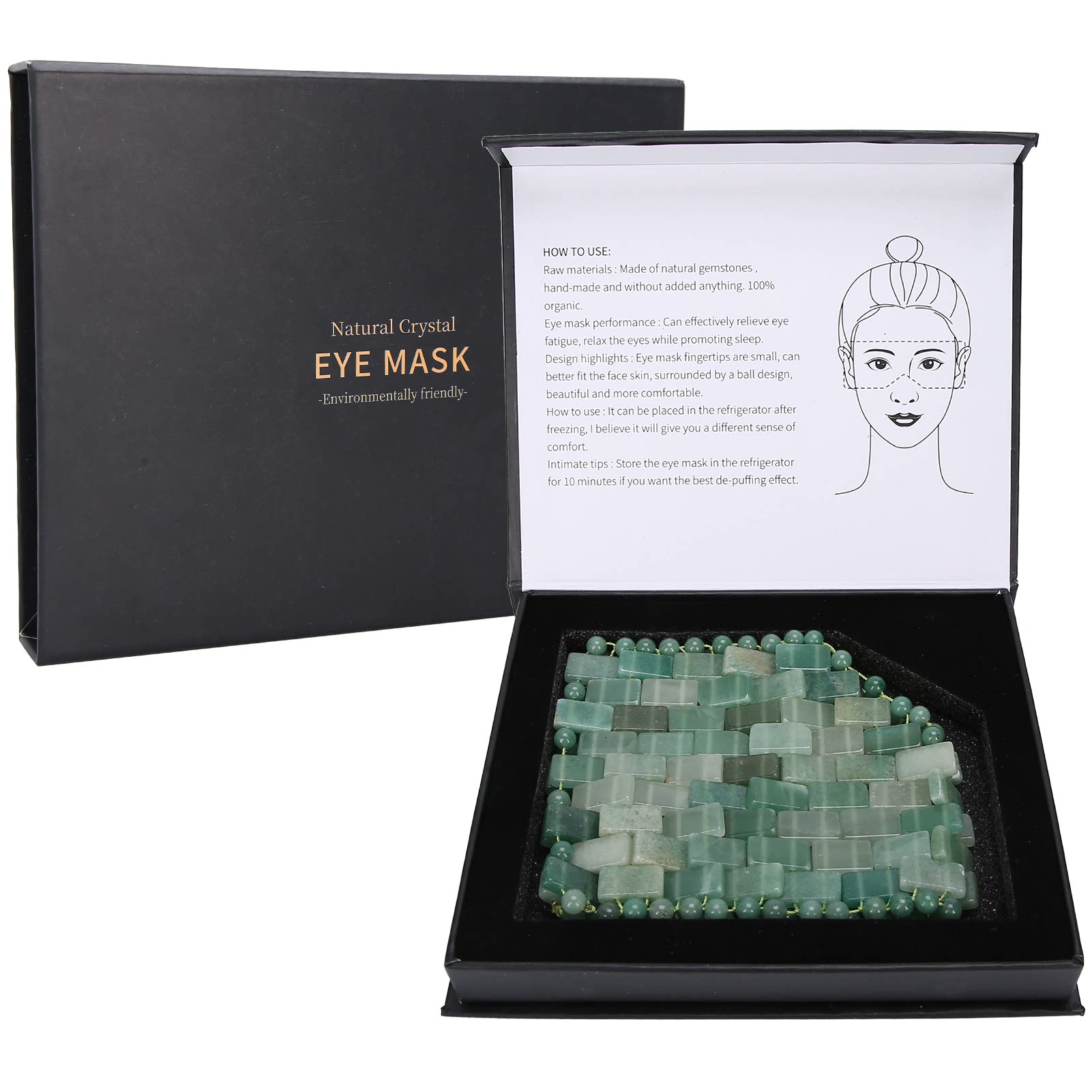 Máscara para os Olhos de Quart - Jade Roller Stone avaliação e preço